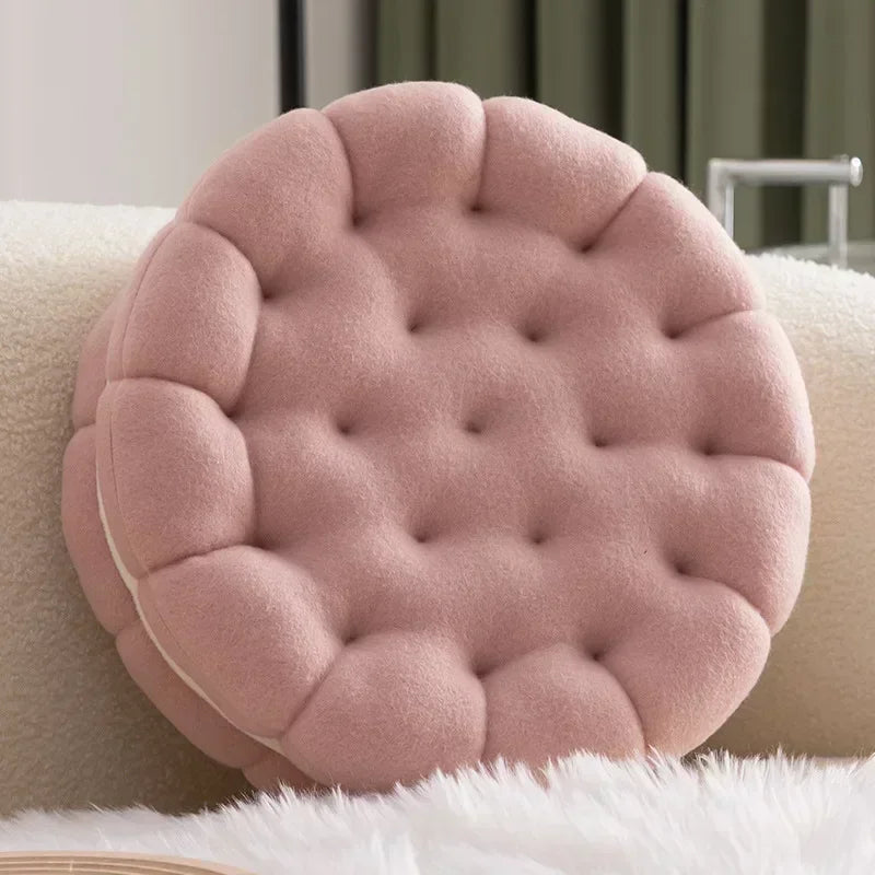 Ins Sandwich Biscuit Sofa Cushion Soft Comfortable Thick Seat Cushion Living Room Bedroom Home Decor Throw Pillow Back Cushions