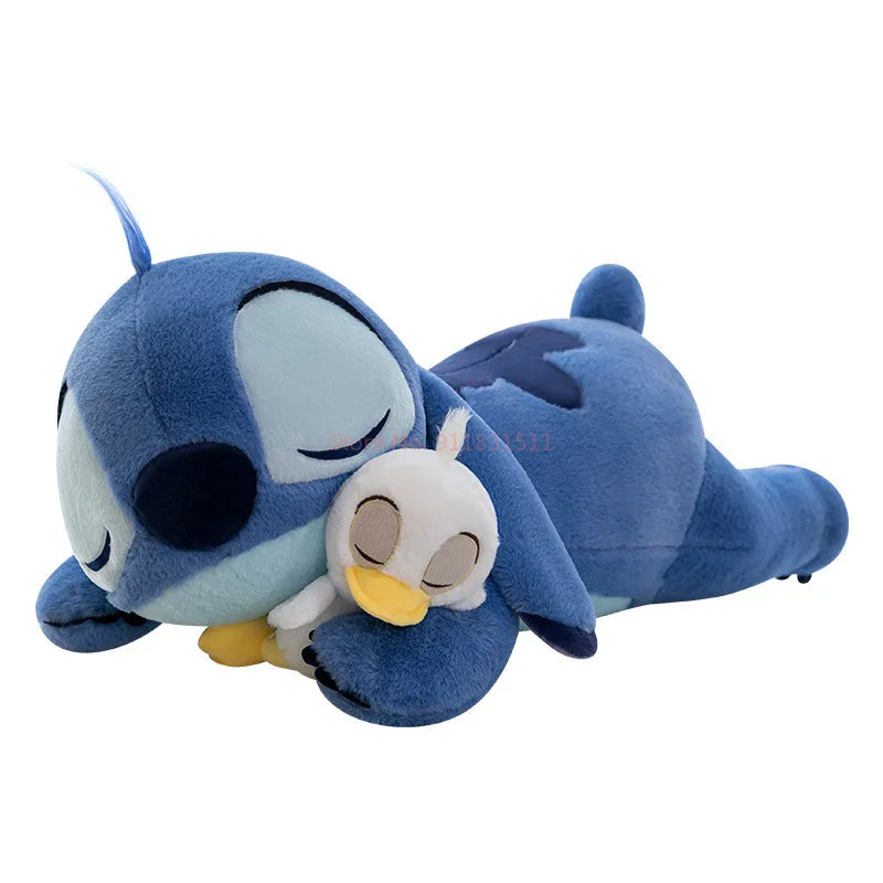 50-120Cm  Lilo & Stitch Plushie Dolls Anime Plush Toys Stitch Embrace Duck Soft Stuffed Pillow Christmas Gift for Children