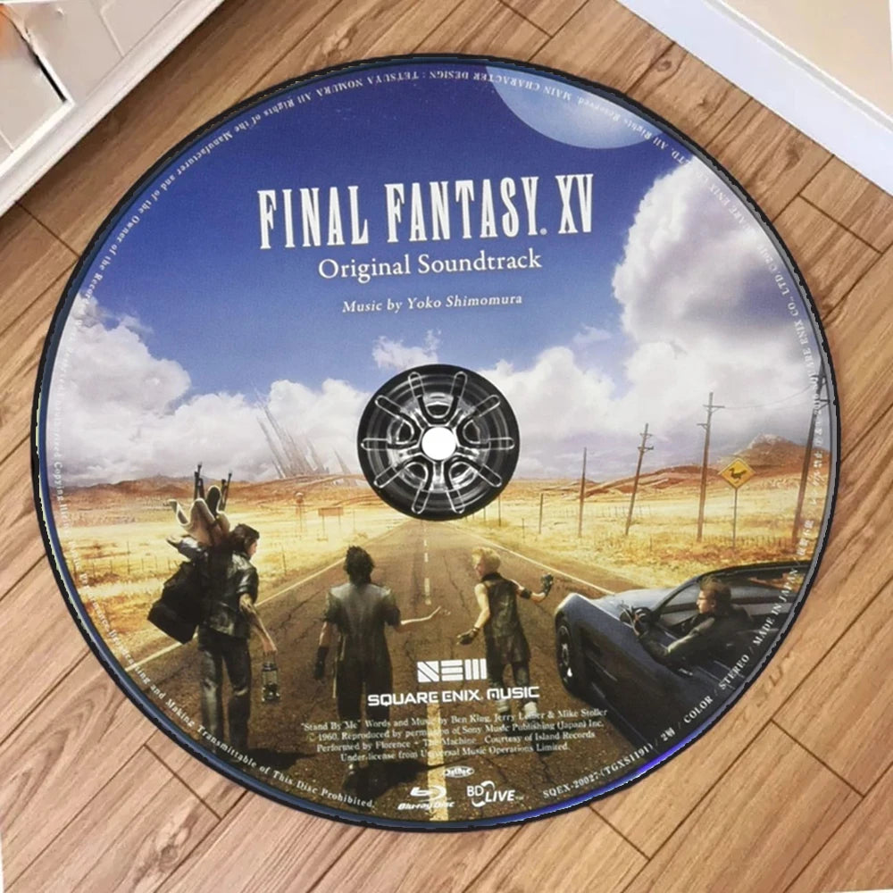 Game CD round Mat Cartoon Movie Circular Carpet Floor Mat Living Room Sofa Sports Room Bed Rug Bedroom Carpets Design Rugs