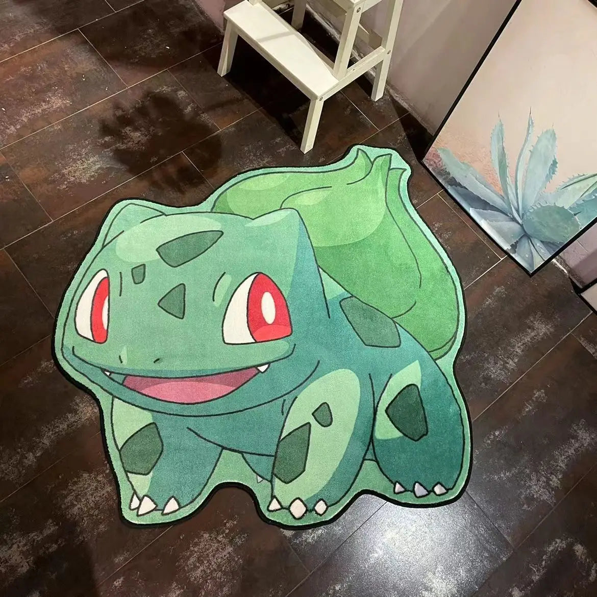 Cartoon Anime Pokemon Plush Carpet 3D Irregular Non Slip Absorbent Floor Mat Living Room Bathroom Bedside Rug Home Decor