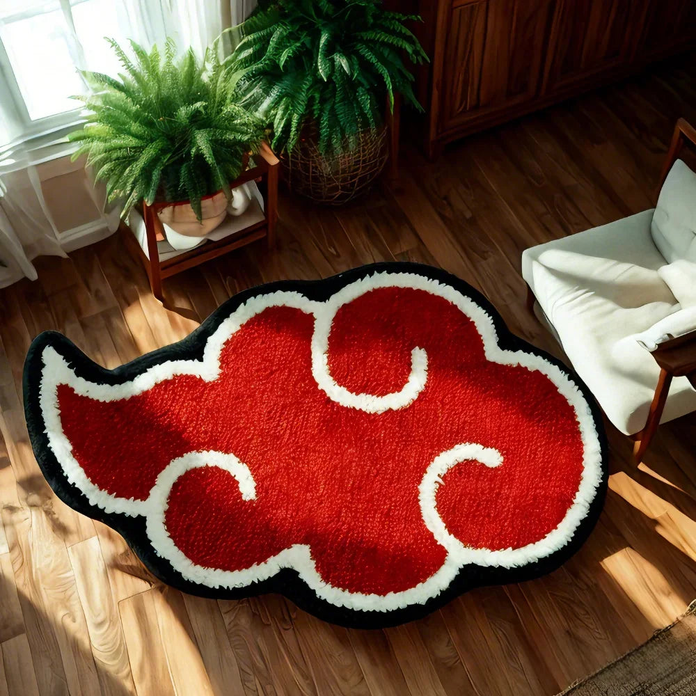 Cloud-Shaped Super Soft Short Pile Carpet Modern Art Flooring Non-Slip Living Room Bedroom Study Cozy Art Home Decoration