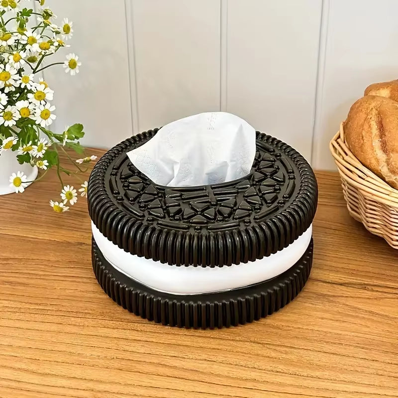Creative Oreo Paper Box Home Furnishing Living Room Bedroom Desktop Feeling Tissue Box Living Room Desktop Home Decorat