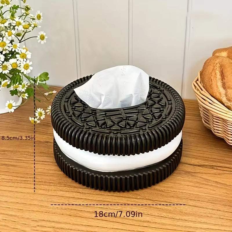 Creative Oreo Paper Box Home Furnishing Living Room Bedroom Desktop Feeling Tissue Box Living Room Desktop Home Decorat