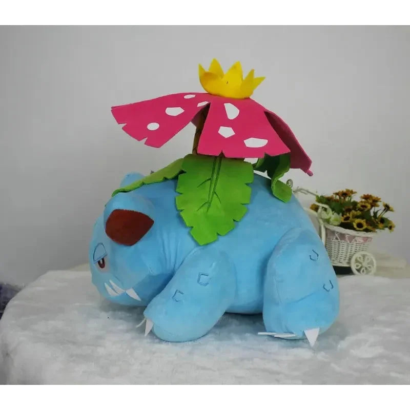 Pokemon Venusaur Plush Doll Toys Kawaii Cartoon Venusaur Figure Pendant Soft Plush Stuffed Toys Doll for Kids Birthday Gift Toys