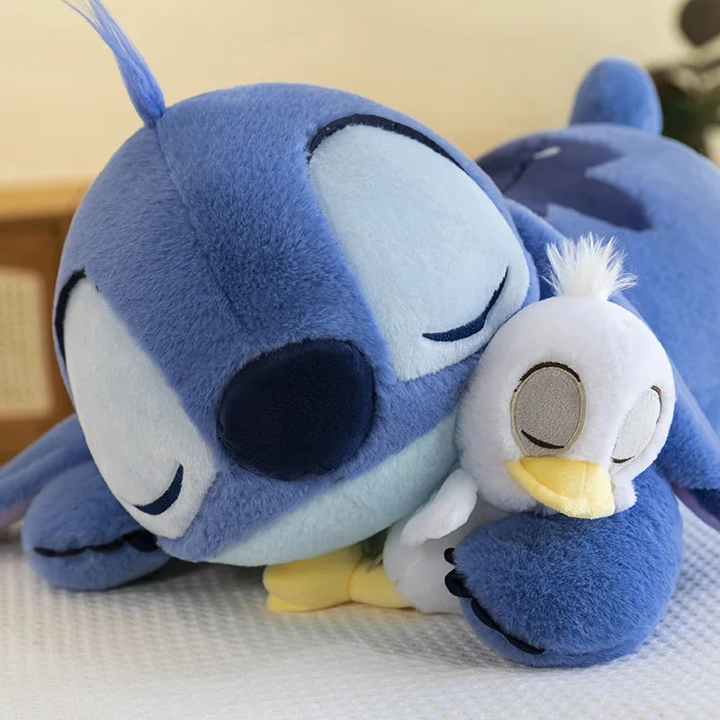 50-120Cm  Lilo & Stitch Plushie Dolls Anime Plush Toys Stitch Embrace Duck Soft Stuffed Pillow Christmas Gift for Children
