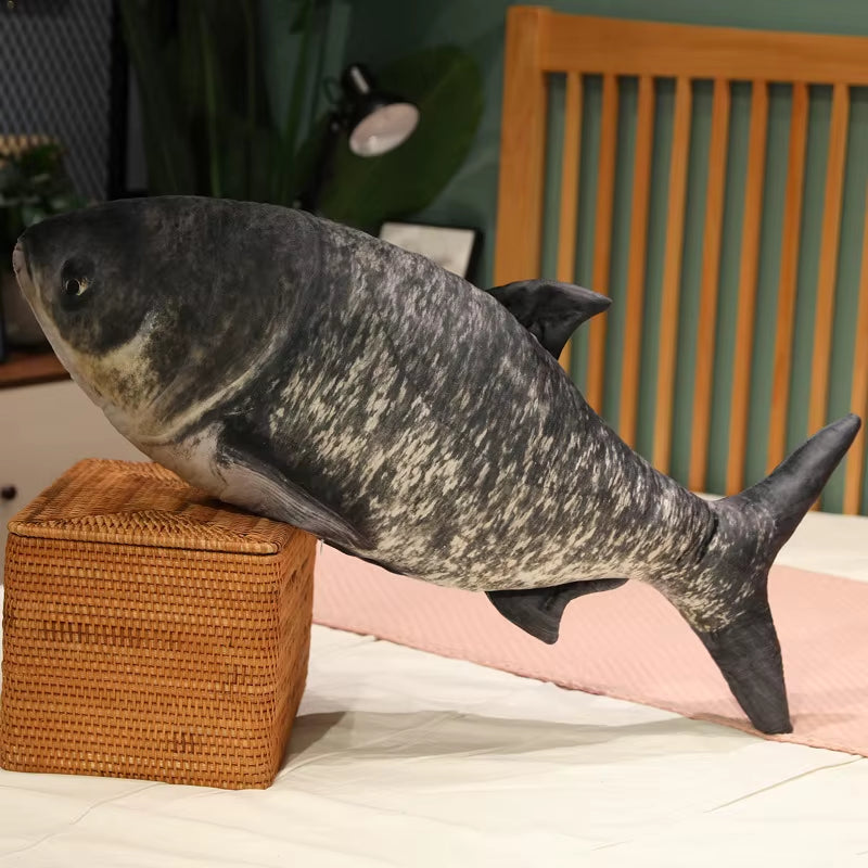 30-100Cm Simulation Funny Fish Plush Toys Stuffed Soft Animal Carp Plush Pillow Creative Sleep Cushion for Kids Girls Xmas Gift