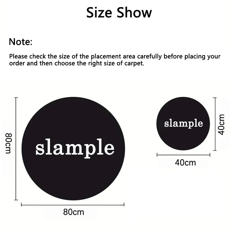 Printed Vinyl Music Record Carpet Machine Washable Rug Gift for Music Lovers Rug Retro Vinyl Record round Rug Non Slip Mat
