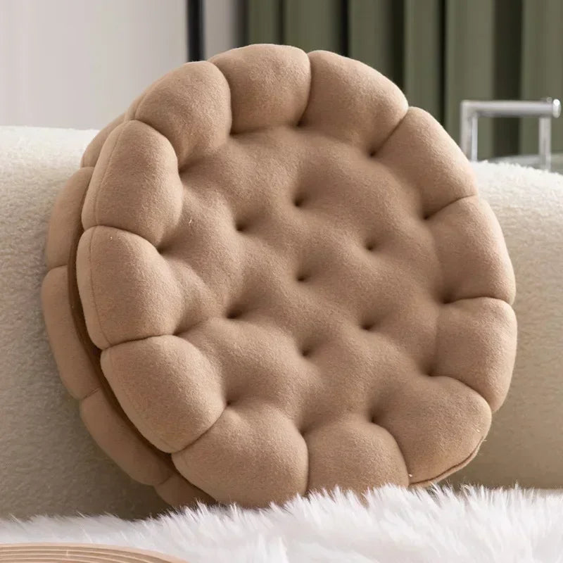 Ins Sandwich Biscuit Sofa Cushion Soft Comfortable Thick Seat Cushion Living Room Bedroom Home Decor Throw Pillow Back Cushions
