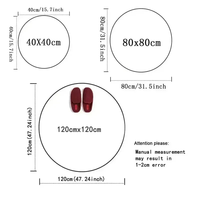 Game CD round Mat Cartoon Movie Circular Carpet Floor Mat Living Room Sofa Sports Room Bed Rug Bedroom Carpets Design Rugs