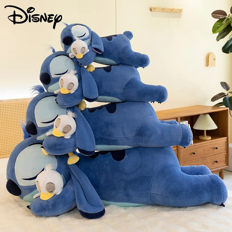 50-120Cm  Lilo & Stitch Plushie Dolls Anime Plush Toys Stitch Embrace Duck Soft Stuffed Pillow Christmas Gift for Children